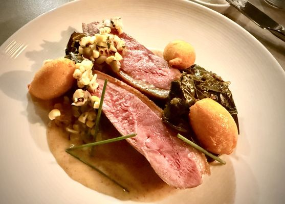 Cobble Hill Restaurant signature dishes Brown Butter Panna Cotta
Duck Breast
Flat Iron Steak